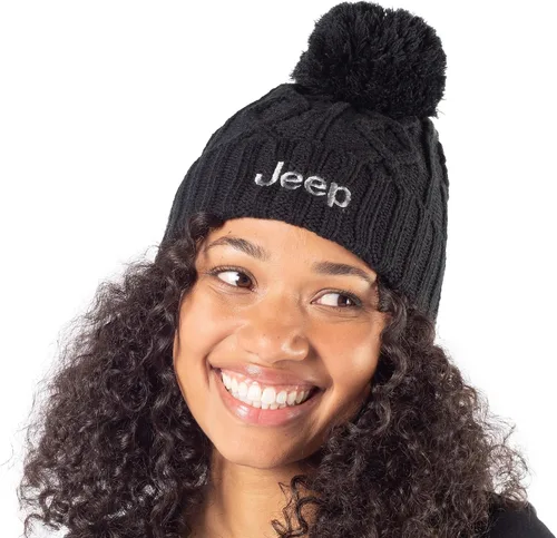 Vista 2 de Jeep Gorro Pom Pom - Negro, Negro