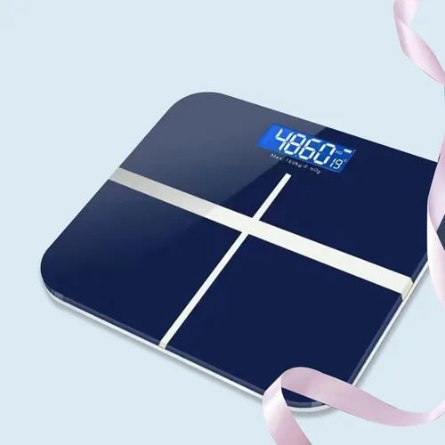 Vista 6 de Báscula para peso corporal, báscula de baño recargable de alta precisión para peso corporal, báscula inteligente para Bmi, grasa corporal