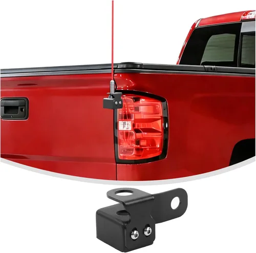 Vista 9 de Linskip Antena CB de Servicio Pesado Compatible con Montaje en Mástil de Puerta Trasera para Chevrolet Silverado y GMC-Sierra 1500 2014-2018