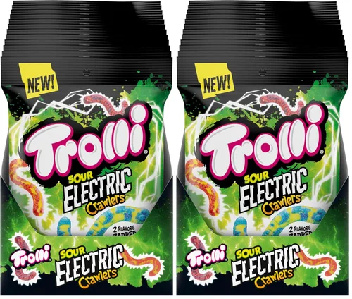 Vista 20 de Trolli Sour Bursting Crawlers - Caramelos de gomitas ácidas, 4.25 onzas (Paquete de 12)
