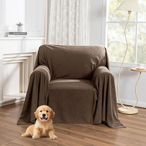 Vista 34 de MYSKY HOME Fundas negras para sofá reclinable, funda de sofá modular antideslizante para perro, fundas de sofá para sofá, protector de sofá