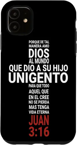 Vista 8 de Juan 3:16 Biblia Cristiana - Funda para iPhone 17