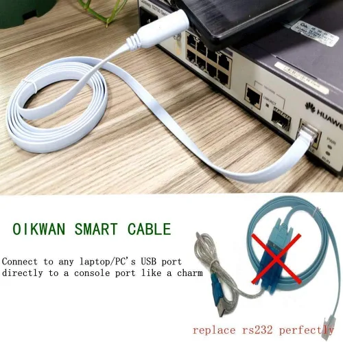Vista 3 de Cable de consola USB a RJ45 y cable serie USB a DB9 para Windows 10, 8, 7, Vista, XP, 2000, Linux y Mac OS (6 pies)