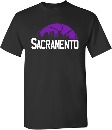 Vista 33 de Xtreme Apparrel Camiseta Team Cityscape Skyline para los fanáticos del baloncesto