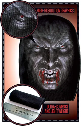 Vista 3 de Máscaras de Halloween para hombres Máscaras de cara completa para hombre, disfraz barato para adultos, disfraces de vampiro para adultos