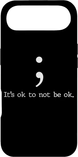 Vista 26 de Mental Health Awareness Shirts Semicolon Quote Gift Case for iPhone 17