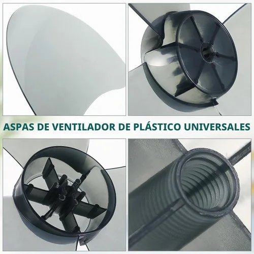 Vista 8 de DOITOOL Reemplazo de la cuchilla del ventilador de 16 pulgadas, 3 cuchillas