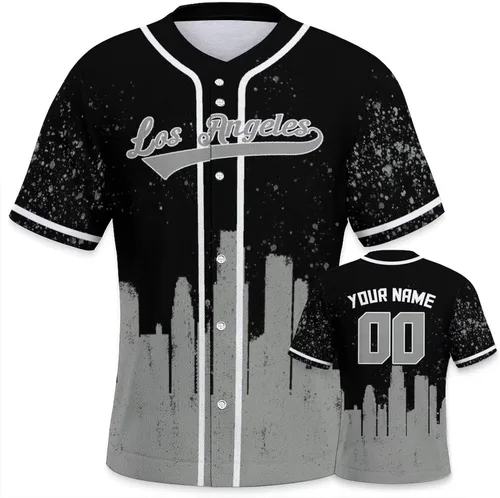 Vista 18 de Camisetas personalizadas de hockey City con diseño de grafiti, regalos para fanáticos, hombres, mujeres, jóvenes, número de nombre