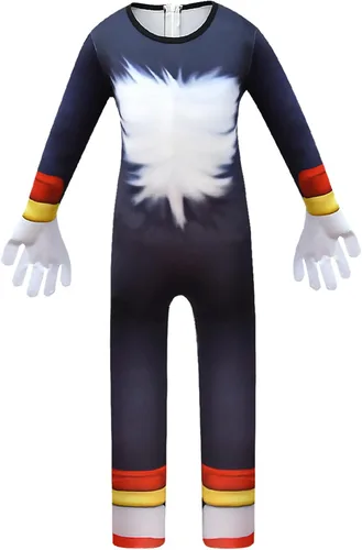Vista 3 de Disfraz de nudillos para niños con disfraz de colas, disfraz de cosplay de Halloween HHedgehogs