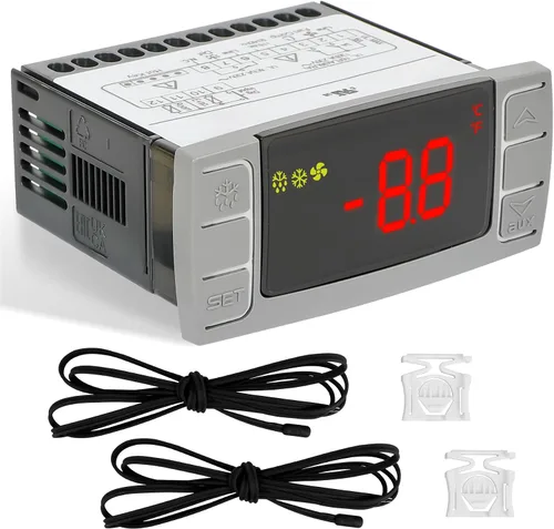 Vista 12 de Controlador de temperatura digital con sonda de sensor, OE: PJEZS0H100 Para refrigeradores/congeladores, termostato digital con sonda de sensor