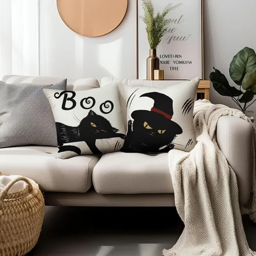Vista 103 de Juego de 2 fundas de almohada de 16 x 16 pulgadas, diseño patriótico de bandera estadounidense con estrellas para exteriores, estilo casa de campo