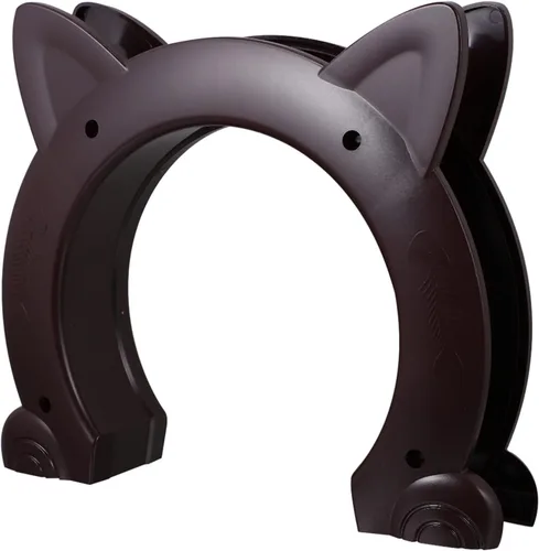 Vista 10 de GALPADA Túnel de puerta para gatos para uso interior, puerta de acceso para mascotas para gatos y perros, resistente a la intemperie y espacios