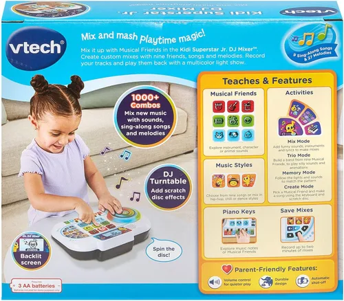 Vista 8 de VTech Kidi Superstar Jr. Mezclador DJ