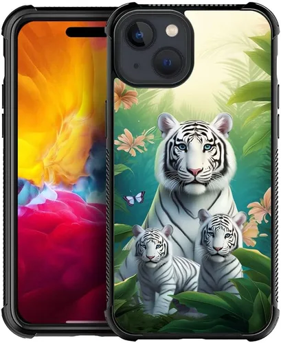 Vista 206 de Funda compatible con iPhone 8 Plus, diseño de oso de bosque otoñal, a prueba de golpes, antiarañazos, carcasa trasera de policarbonato duro