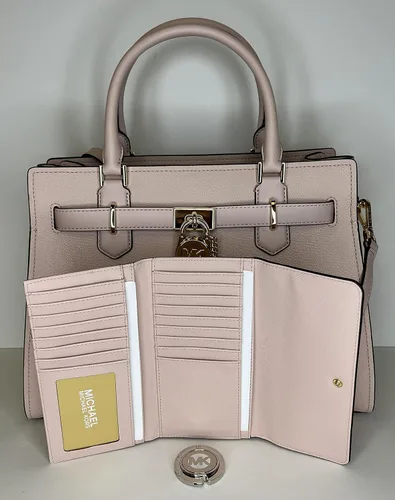 Vista 3 de MICHAEL Michael Kors Hamilton MD - Bolsa con cartera triple y gancho para bolso