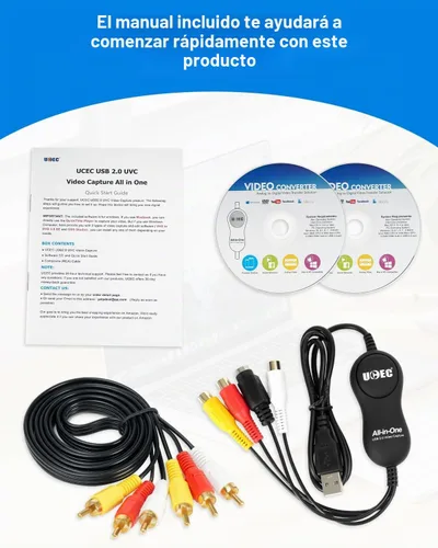 Vista 5 de UCEC VHS/VCR a kit de convertidor digital, dispositivo de tarjeta