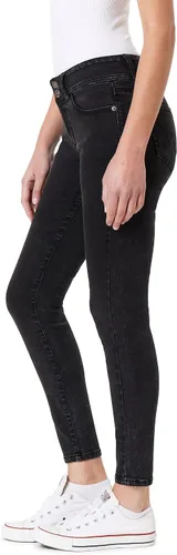 Vista 3 de WallFlower Women's Ultra Skinny Mid-Rise Insta Soft Juniors Jeans (Standard and Plus)