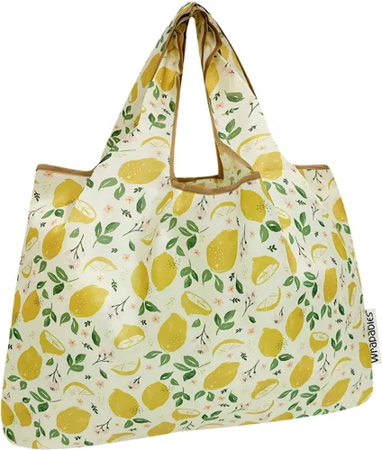 Vista 32 de allydrew Bolsas de comestibles reutilizables de nailon plegables grandes