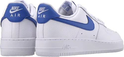 Vista 3 de Nike Men's Air Force 1 '07 LO WhiteGame Royal-White (DM2845 100)