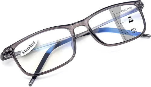 Vista 13 de SKYOAK Superb Extremely Light Progressive Multifocus Aluminum Arm TR90 Frame Blue Light Multifocal Readers