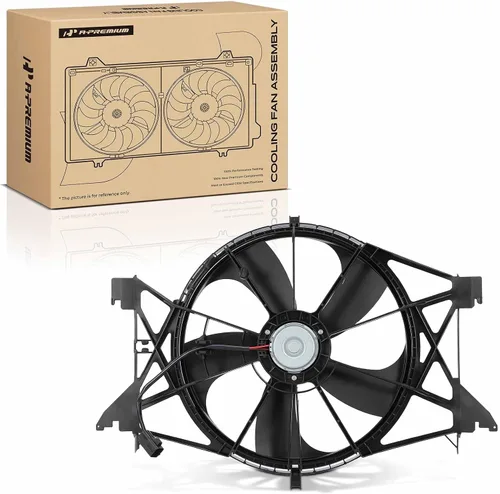 Vista 10 de A-Premium Conjunto de Ventilador de Enfriamiento del Radiador del Motor Compatible con Modelos Selectos de Dodge y Ram - Ram 1500 2009-2010, Ram