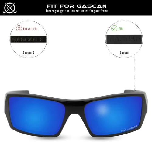 Vista 3 de SOLODAD Lentes de repuesto para gafas de sol Oakley Gascan OO9014 polarizadas