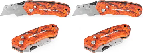 Vista 9 de Olympia Tools Cuchillo utilitario de acero inoxidable Turbofold 33-125