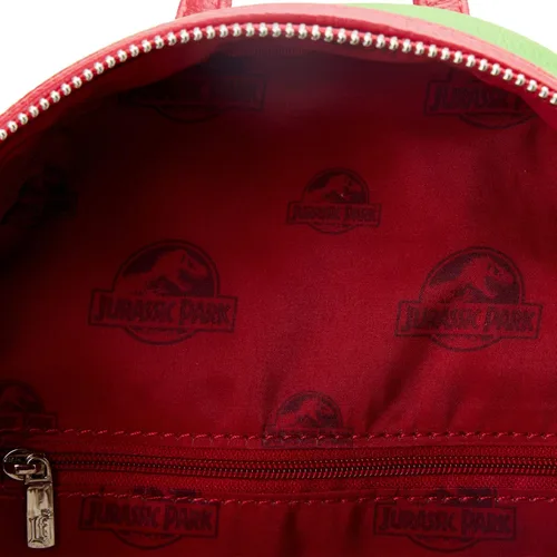 Vista 4 de Loungefly Jurassic Park Explorer Mini Mochila - Under the Sea Collectibles Exclusiva - Edición limitada de EE. UU, Verde, Mini mochila