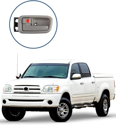 Vista 7 de Manija de puerta interior para Toyota Tundra 2000-2006 (cabina de acceso) con bisel Delantero Izquierdo Conductor & Lado Derecho del Pasajero