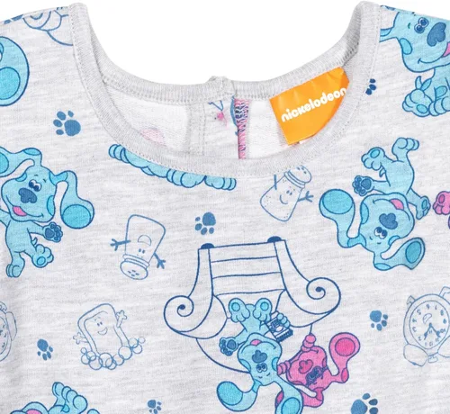 Vista 6 de Nickelodeon Blue's Clues - Mameluco de felpa francesa para niñas