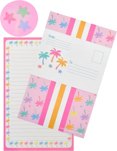 Vista 12 de iscream Pack of 8 Fold-over Ready to Send Note Cards - Blossoms and Bows