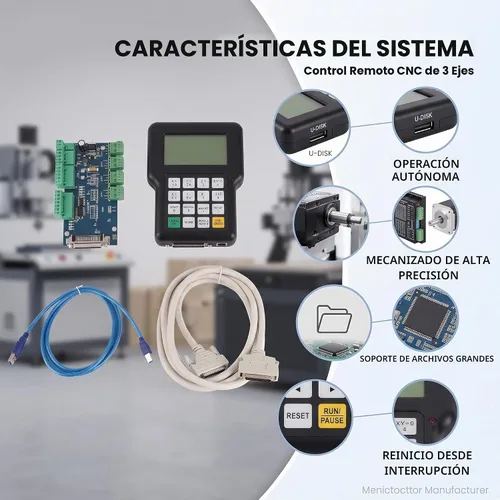 Vista 4 de LiebeWH controlador CNC de 3 ejes, 120 V de alta microstepping