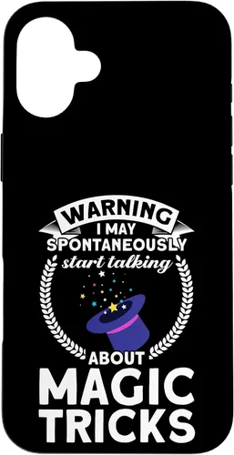 Vista 22 de iPhone 16 Funny Magician Party Quote, Magic Tricks Performer, Magician Case