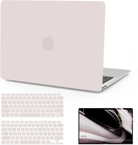 Vista 26 de B BELK Funda compatible con MacBook Air de 13 pulgadas 2022 2021 2020 2019 2018 A2337 M1 A2179 A1932 Touch ID, carcasa rígida de plástico mate