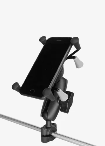 Vista 6 de Strg Soporte para teléfono con brazo de doble enchufe compuesto (mediano) compatible con componentes de bola RAM B de 1 pulgada, soporte de teléfono