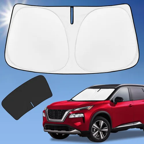 Vista 133 de Parasol de 4 capas para parabrisas, ajuste personalizado, tela 240T