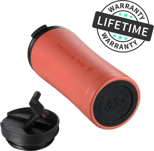 Vista 6 de Mio Marino - Taza de café de viaje, acero inoxidable, 16 onzas, sin BPA