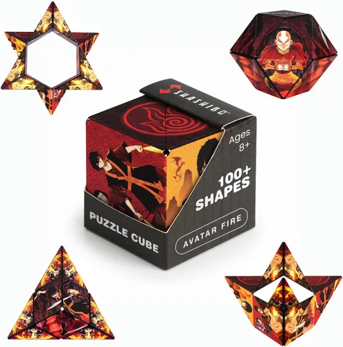 Vista 14 de Shashibo Avatar The Last Airbender - Cubo magnético para rompecabezas Aire