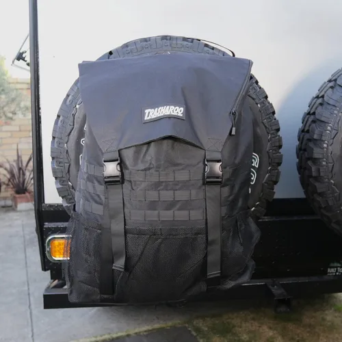 Vista 6 de Bolsa de basura Trasharoo Spare Tire, Negro