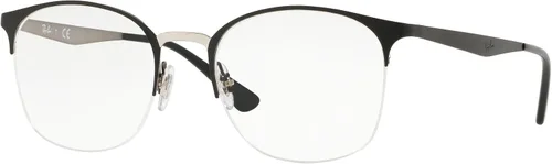 Vista 9 de Ray-Ban Rx6422 - Marcos cuadrados para anteojos graduados Beige mate en Arista/Demo Lens
