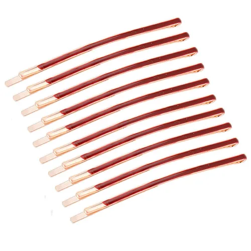 Vista 2 de 20 pinzas de pelo doradas de 2 pulgadas para decoración de cabello para damas y niñas