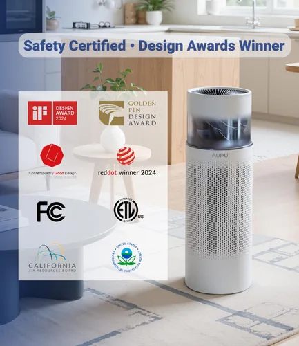 Vista 10 de Purificador de aire 2 en 1 con humidificador, purificadores de aire para el hogar, habitación grande, humidificador y purificador de aire en un