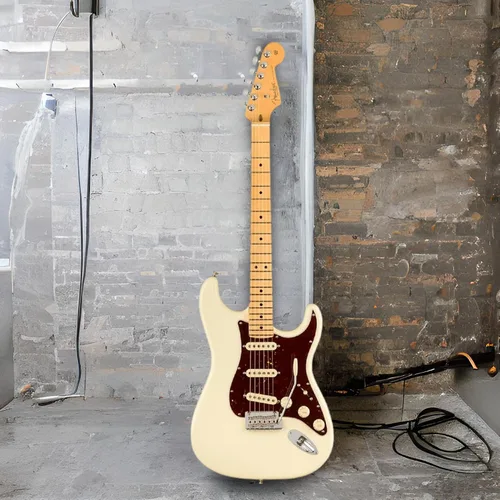 Vista 2 de Fender American Professional II Stratocaster - Blanco olímpico con diapasón de arce