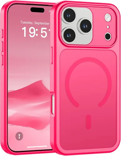 Vista 58 de SUPFINE Funda magnética para iPhone 11 Pro Max (compatible con MagSafe) (protección contra caídas de grado militar), delgada, translúcida mate, a