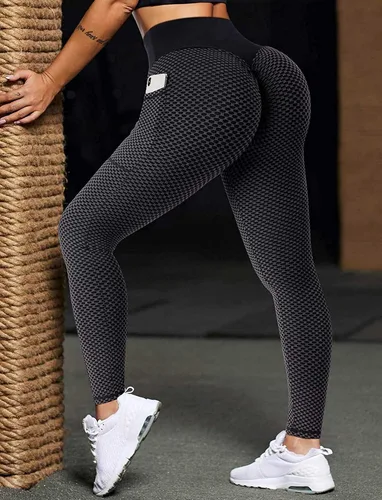 Vista 3 de JGS1996 - Leggings de yoga, de cintura alta con control de abdomen, adelgazante y con levantamiento de glúteos, para entrenamiento, correr