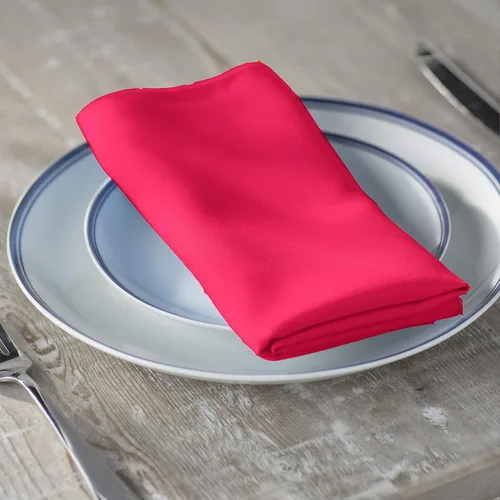 Vista 65 de LA Linen Paquete de 10 servilletas de popelina de poli, servilletas de tela suave, servilletas lavables y reutilizables, servilletas de mesa