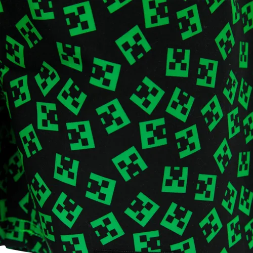 Vista 6 de Minecraft Bañador Creeper para Niño