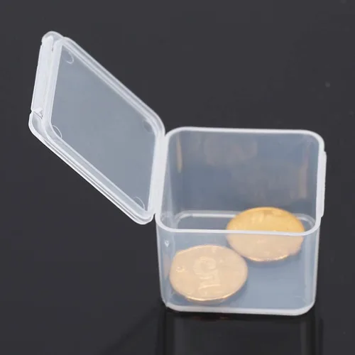Vista 6 de Artibetter 50PCS Mini Rectángulo Transparente Contenedores de Plástico Caja de Almacenamiento con Tapa