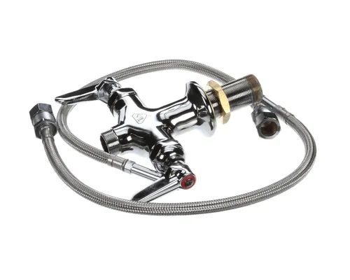 Vista 2 de T&S Brass B-0200-LN - Grifo doble para despensa, cromado