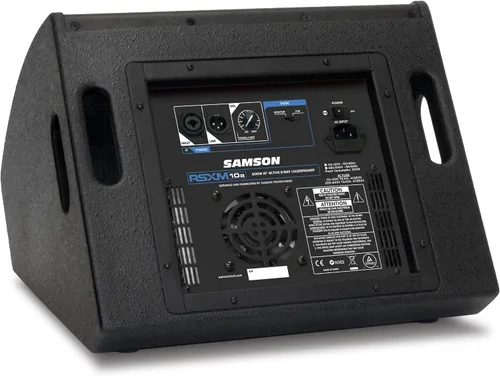 Vista 4 de Samson RSXM10A - Monitor de etapa activa de 2 vías de 800 W, negro